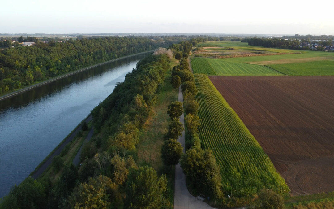 Vroenhoven gezien vanuit een drone