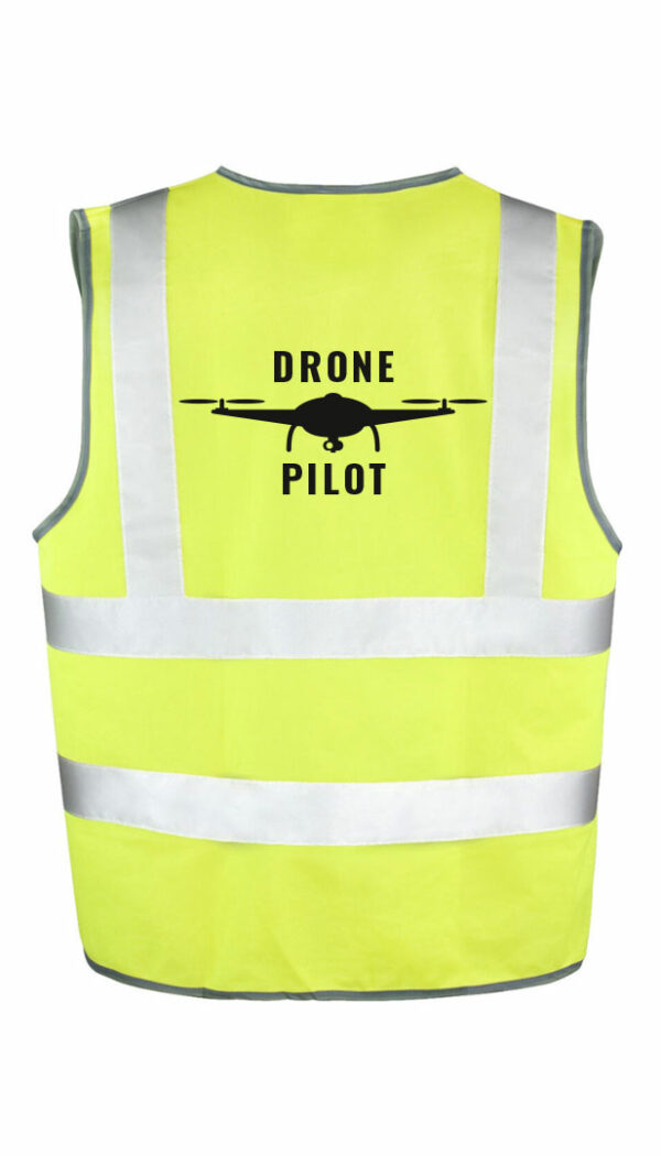 Veiligheidvest speciaal voor drone piloten met keuze uit meerdere teksten - Afbeelding 4