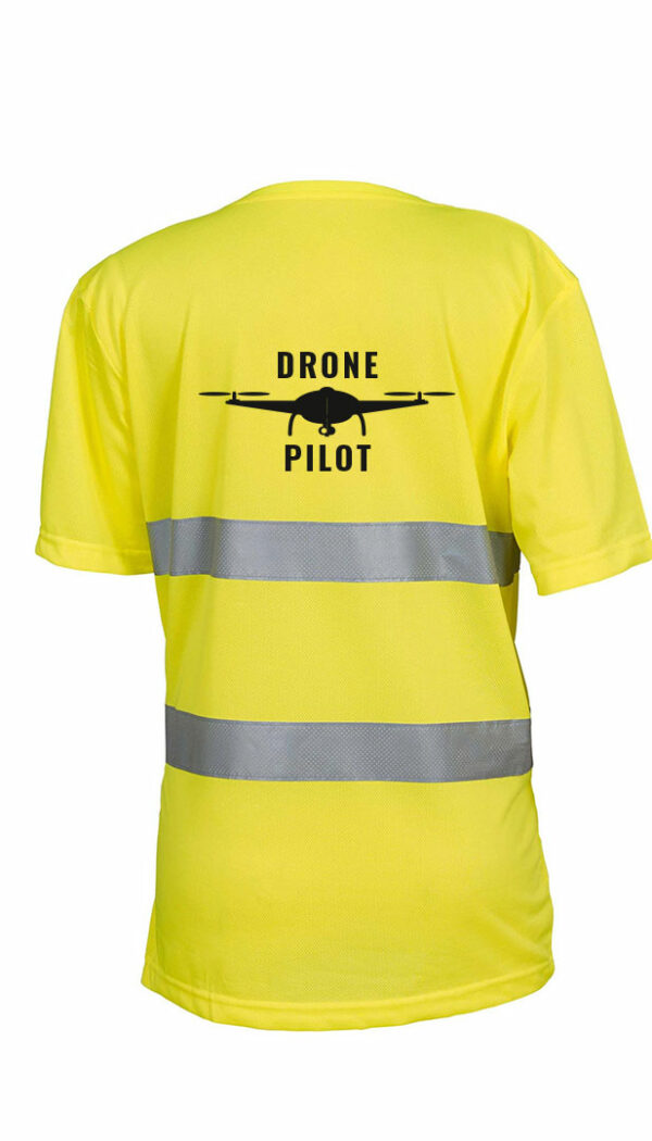 Veiligheidsshirt speciaal voor drone piloten - maak keuze uit meerdere teksten - Afbeelding 4